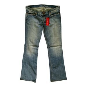 NEW GUESS premium Jeans foxy flare dark denim Nottingham ladies size 31